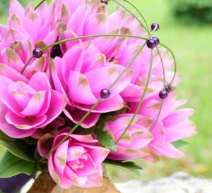 bouquet di fiori di curcuma